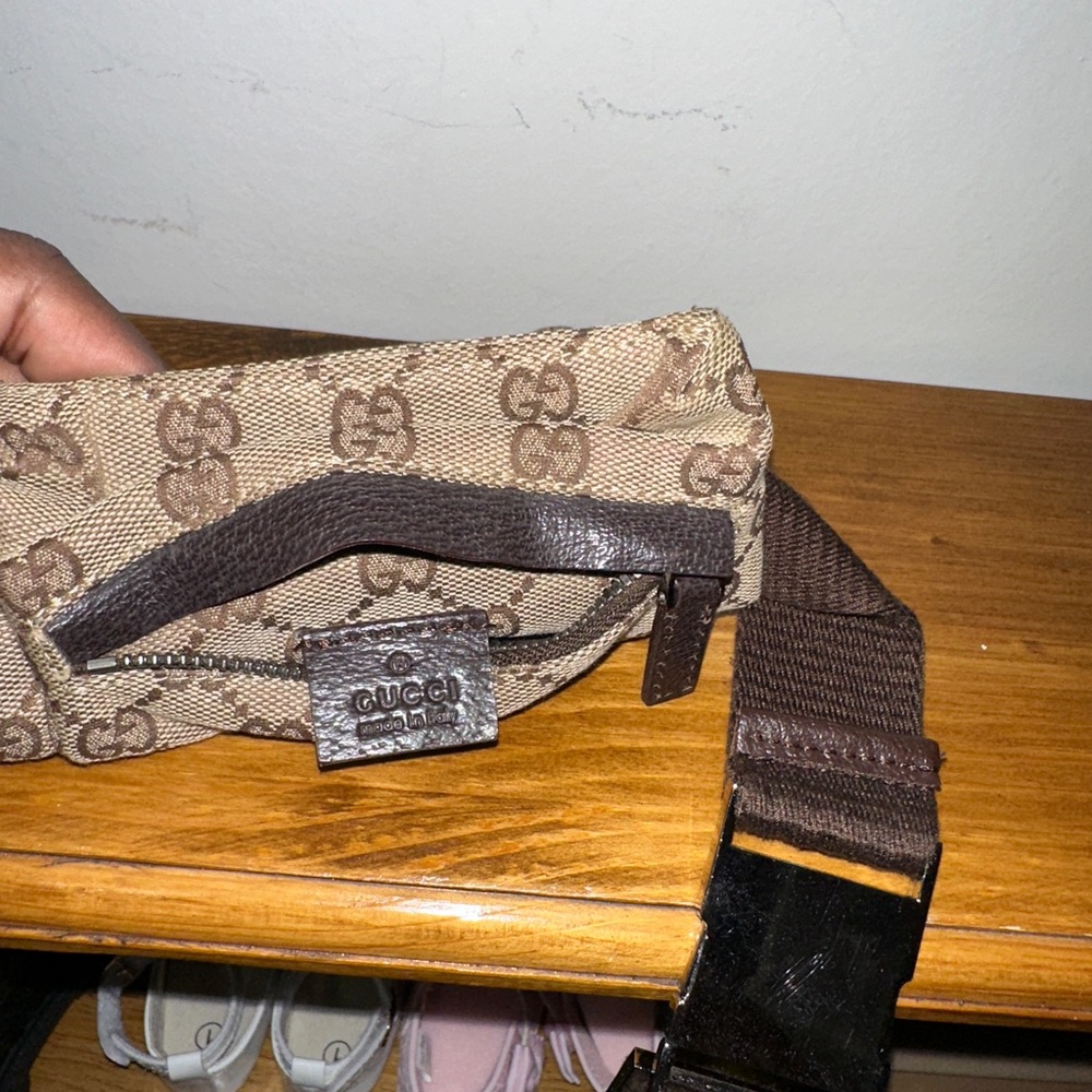 Gucci brown monogram waist fanny pack - Picture 9 of 11
